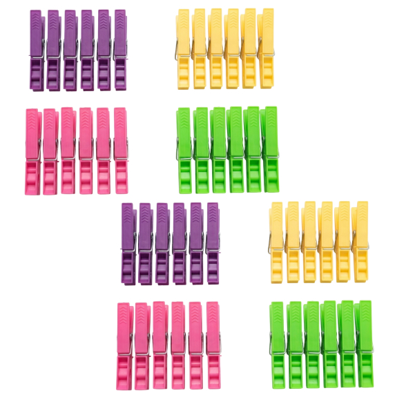 Linen clothespin 7 cm 48 pcs