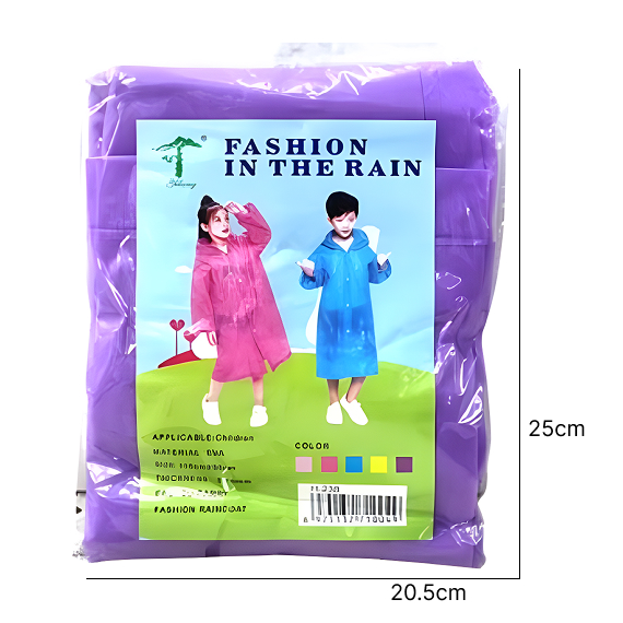 Raincoat Kids / Rainwear Suit for Age 6-14 Years, Սիրենվի