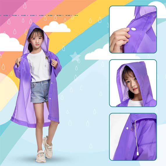 Raincoat Kids / Rainwear Suit for Age 6-14 Years, Սիրենվի
