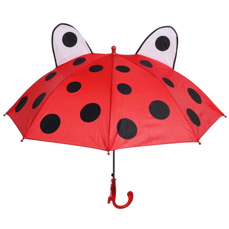 Kids umbrella with whistle 60 cm, Կարմիր