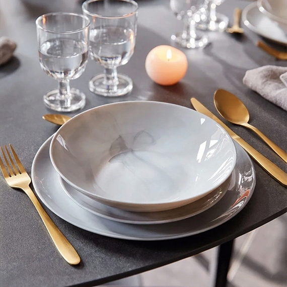 Deep plate 20 cm 6 pcs