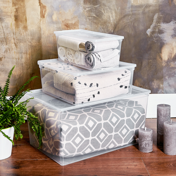 Container with lid 38x19x16 cm/8 l