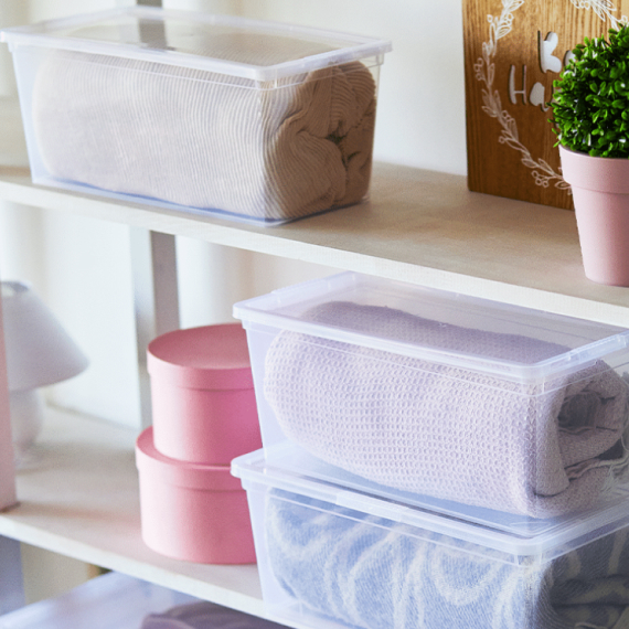 Container with lid 38x19x16 cm/8 l