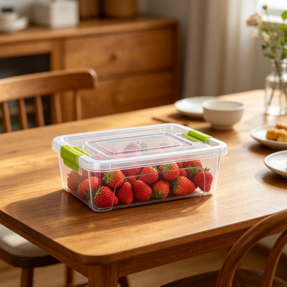 Container with lid 12x16x4 cm/ 400 ml