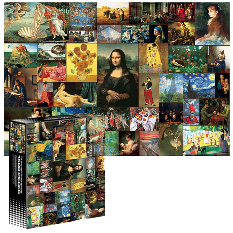 Puzzle 60x80 cm 1500 pieces World Masterpieces of Art