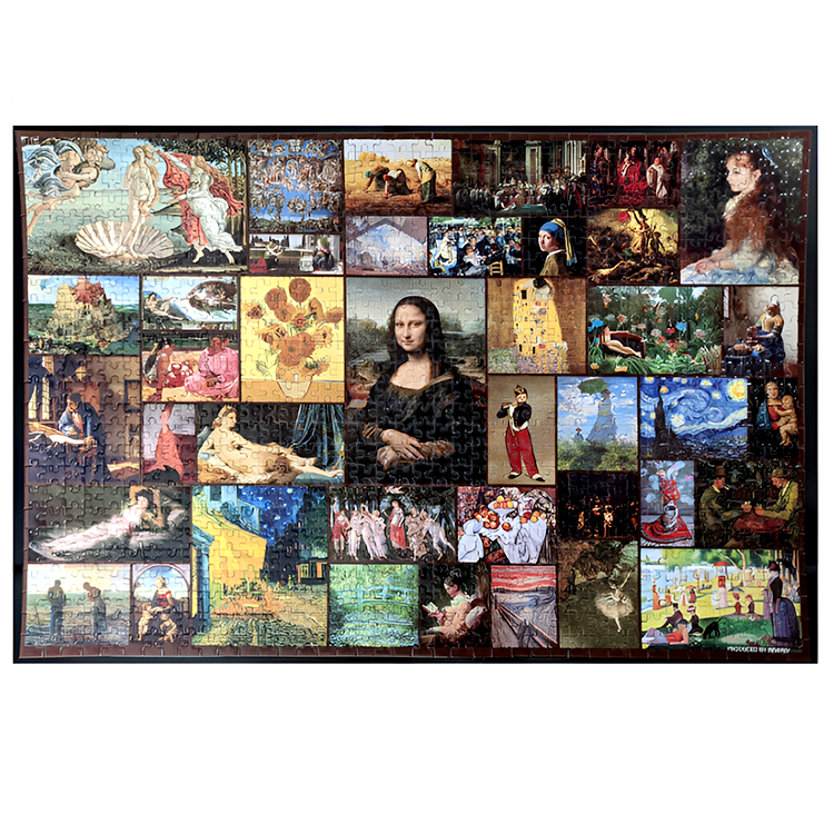 Puzzle 60x80 cm 1500 pieces World Masterpieces of Art