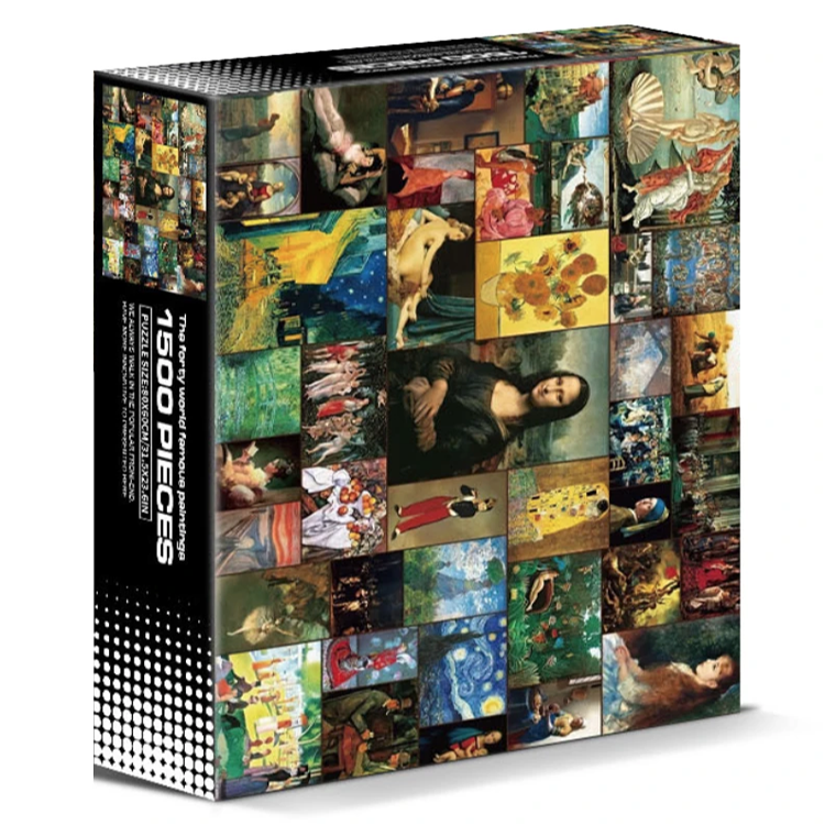 Puzzle 60x80 cm 1500 pieces World Masterpieces of Art