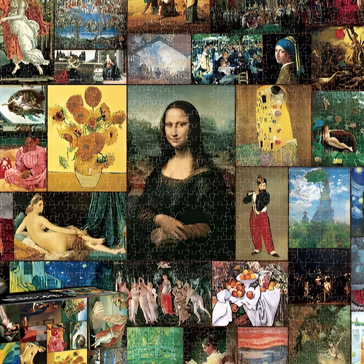 Puzzle 60x80 cm 1500 pieces World Masterpieces of Art
