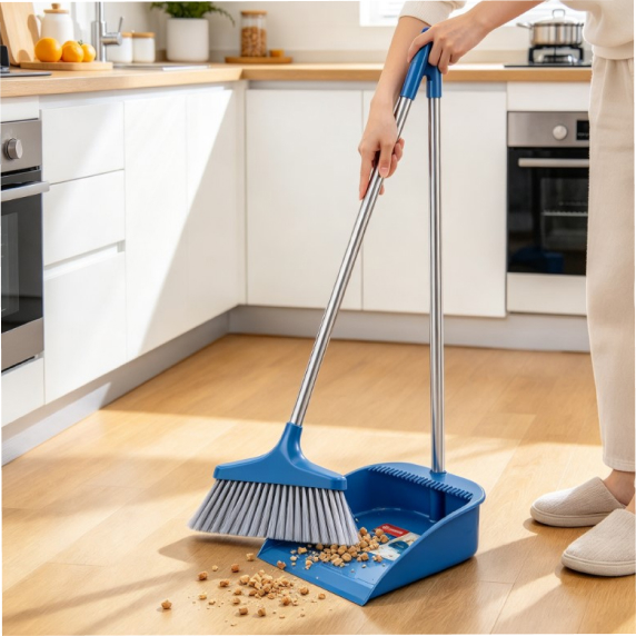 Dustpan with brush 90 cm