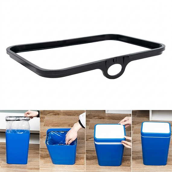 Trash can with lid 12 L