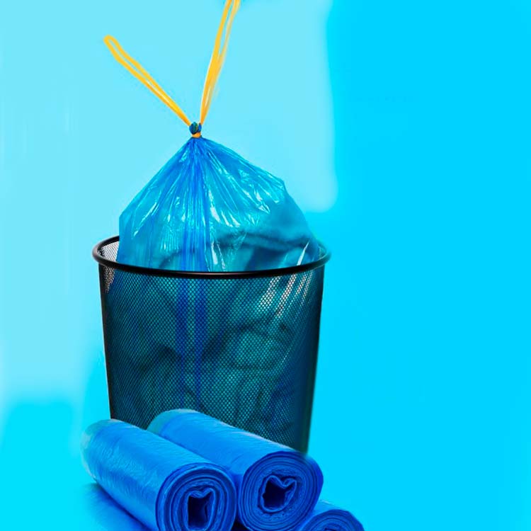 Garbage bags with drawstring 35 l 15 pcs