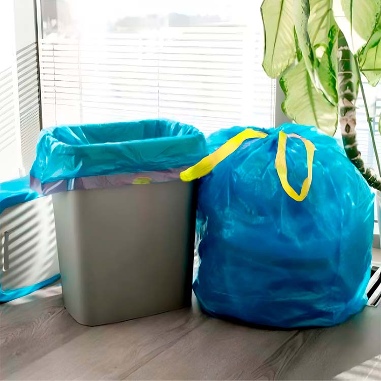 Garbage bags with drawstring 35 l 15 pcs