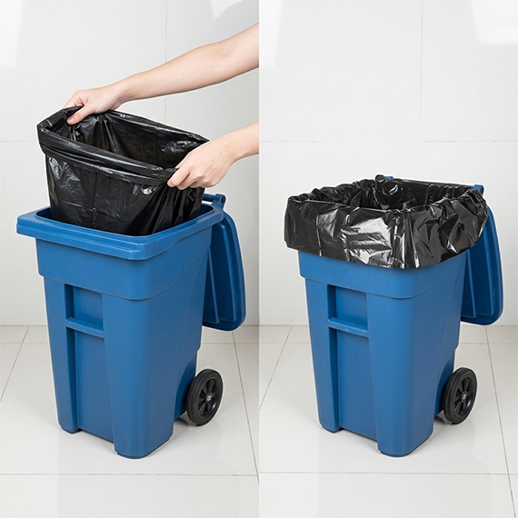 Աղբի տոպրակ 80 լ 10 հատ