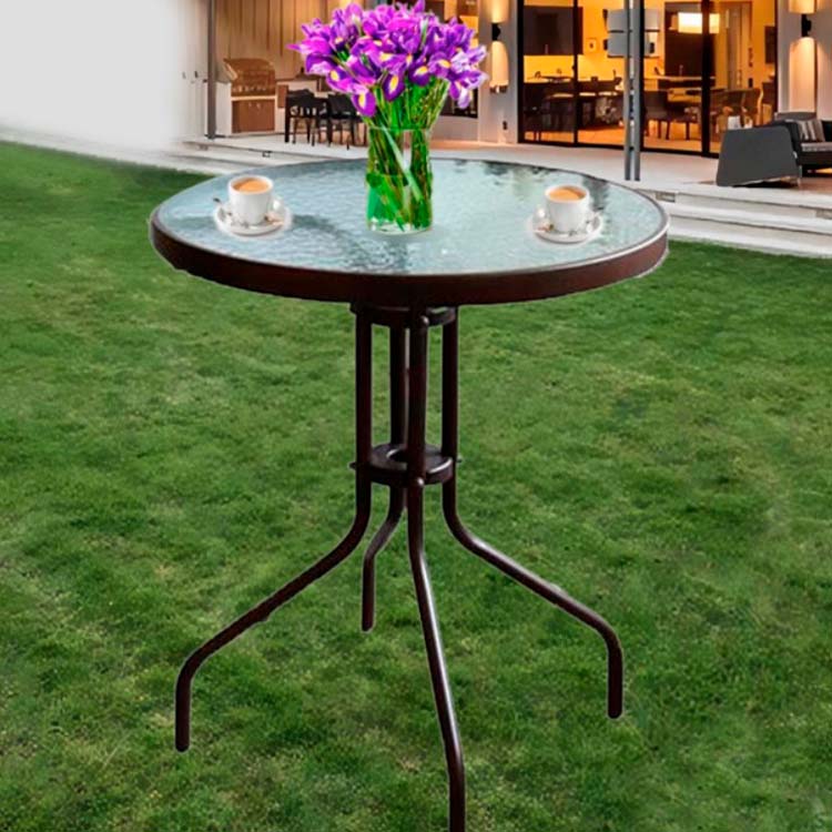 Garden table 60 cm with 2 chairs