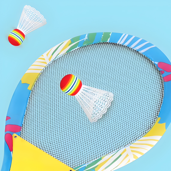 Children's tennis / badminton set with light effects