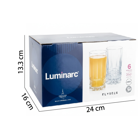 Բաժակ 310 մլ 6 հատ