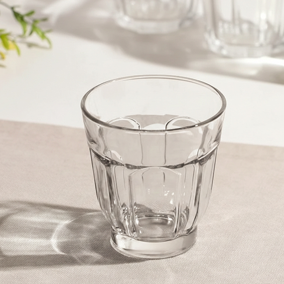 Glass 250 ml 6 pcs, Թափանցիկ