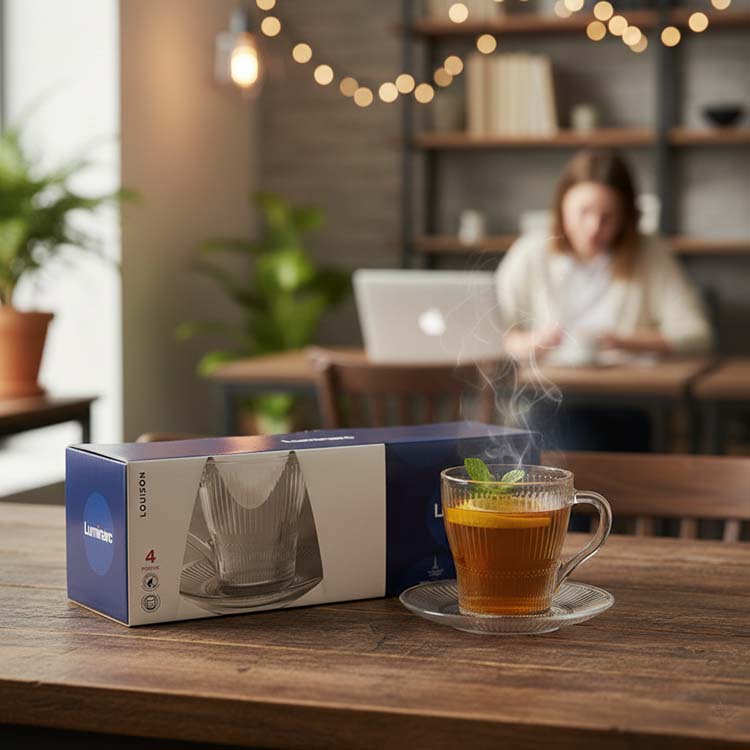 Բաժակ ափսեով 280 մլ 2 հատ
