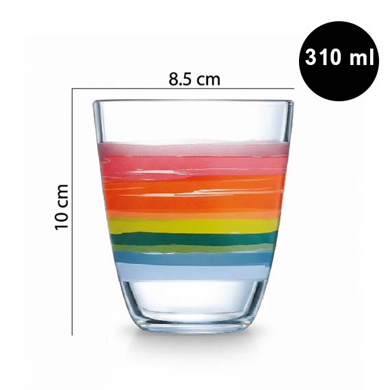 Glass 310 ml 6 pcs