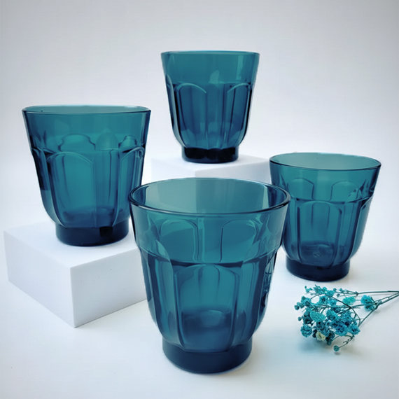 Glass 250 ml 6 pcs, Կապույտ