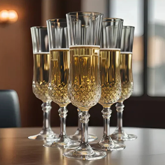 Champagne flute 120 ml 6 pcs