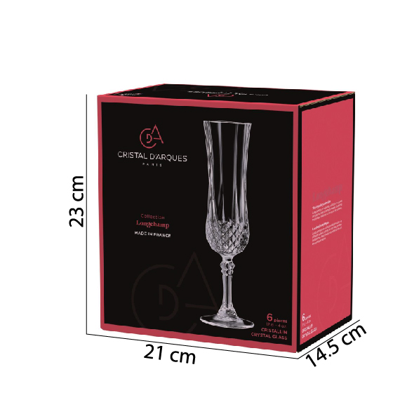 Champagne flute 120 ml 6 pcs