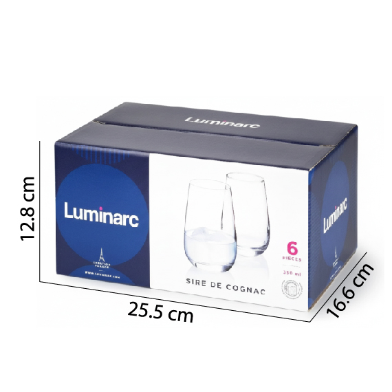 Glass 350 ml 6 pcs
