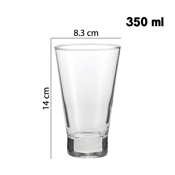 Glass 350 ml 6 pcs