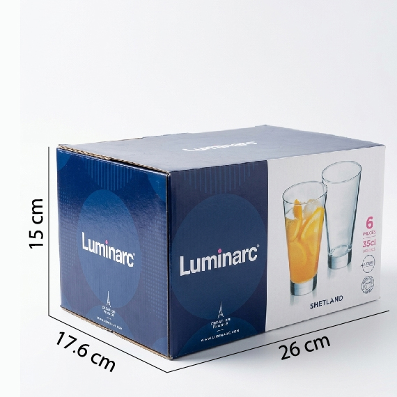 Glass 350 ml 6 pcs