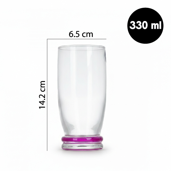 Glass 330 ml 6 pcs