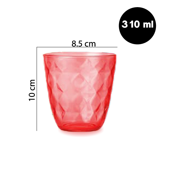 Glass 310 ml 6 pcs