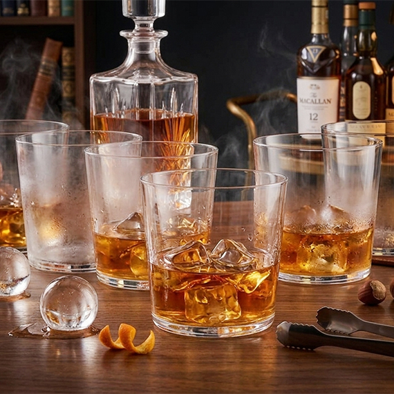 Whiskey glass 410 ml 6 pcs