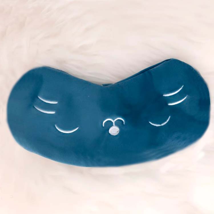 Travel pillow with sleep mask, Կապույտ