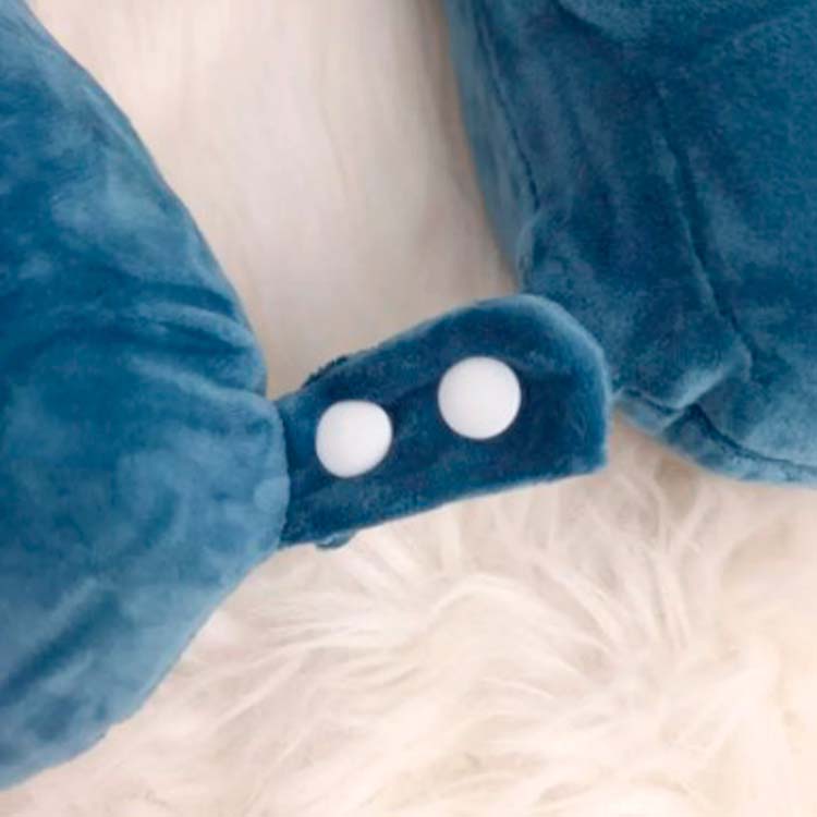 Travel pillow with sleep mask, Կապույտ