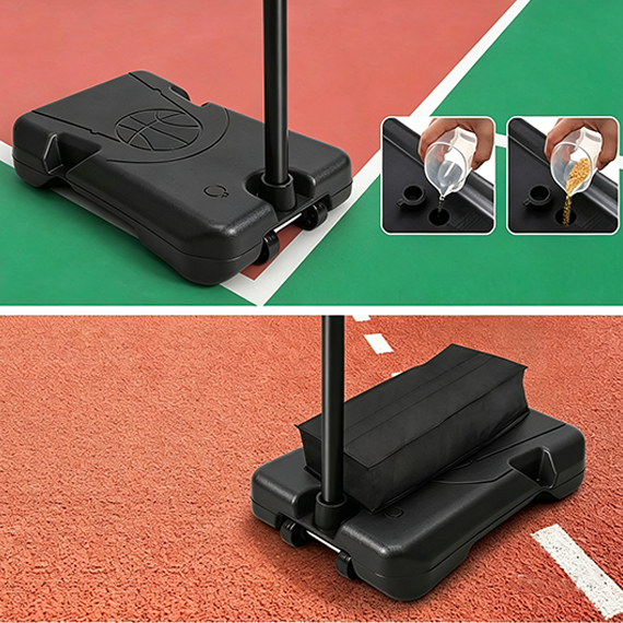 Basketball basket with ball 320 cm
