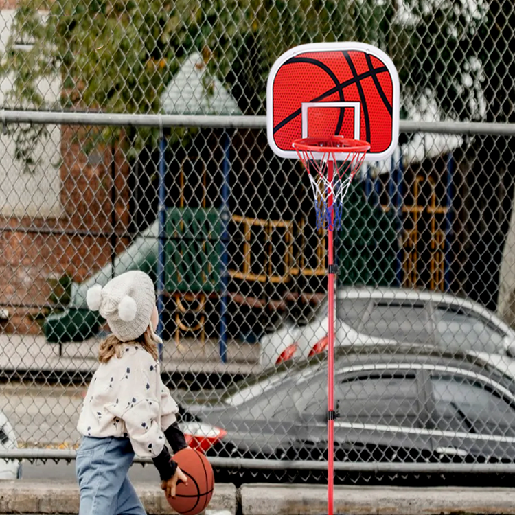 Basketball mini basket with ball 201 cm