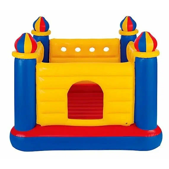 Inflatable trampoline with safety net 175x175x135 cm