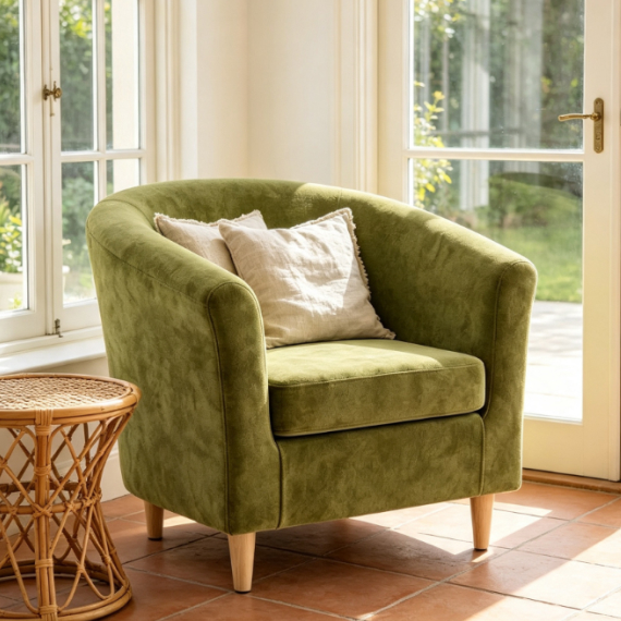 Armchair 76x65 cm, Խակի կանաչ