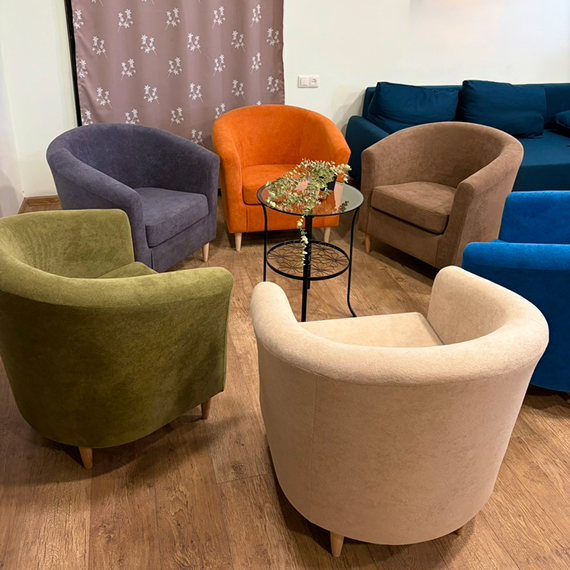 Armchair 76x65 cm, Գազարագույն