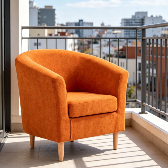 Armchair 76x65 cm, Գազարագույն