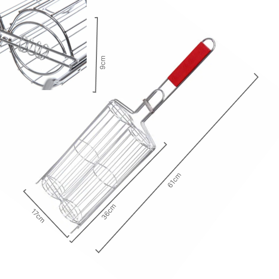 Grill Basket on the BBQ 17x36 cm