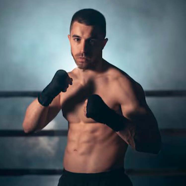 Elastic boxing bandages, Սև