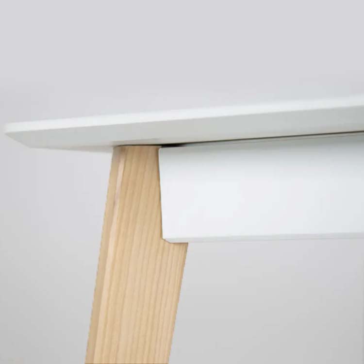 Dining table 120x80 cm, Սպիտակ