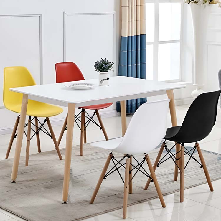 Dining table 120x80 cm, Սպիտակ