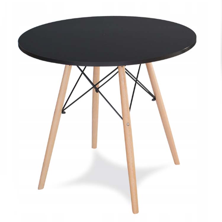 Dining table 80 cm, Սև