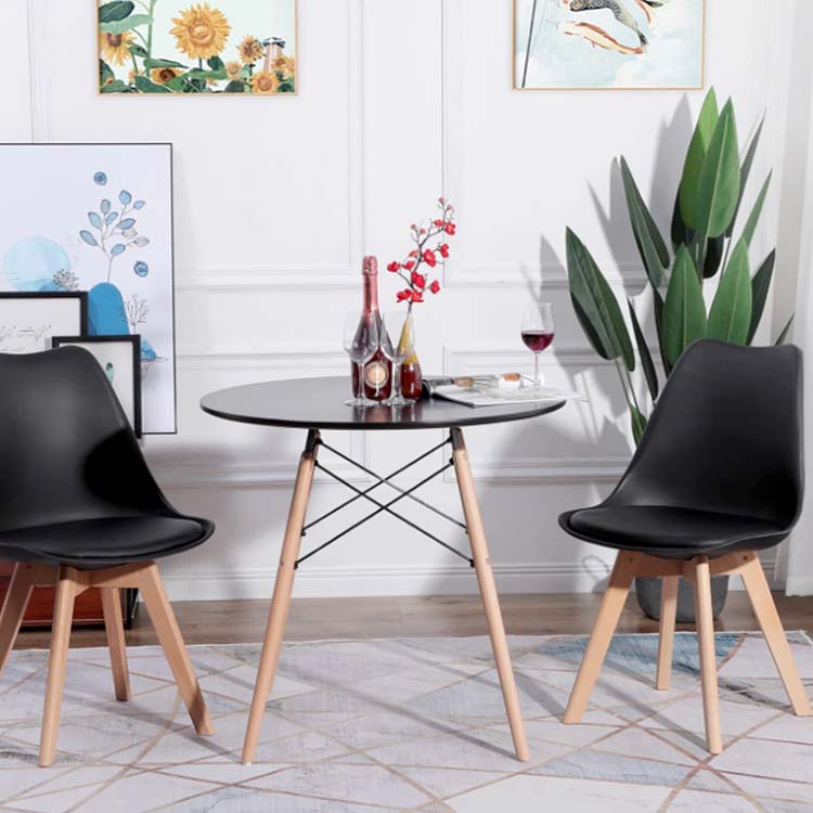 Dining table 80 cm, Սև