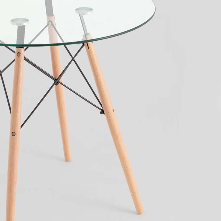 Dining table 80 cm, Ապակի