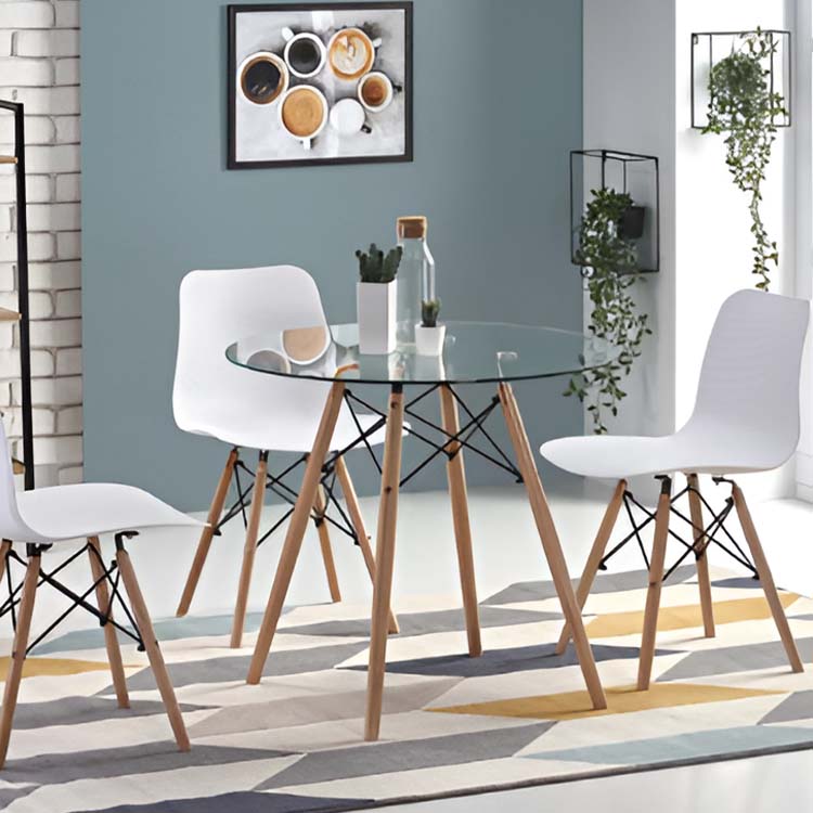 Dining table 80 cm, Ապակի