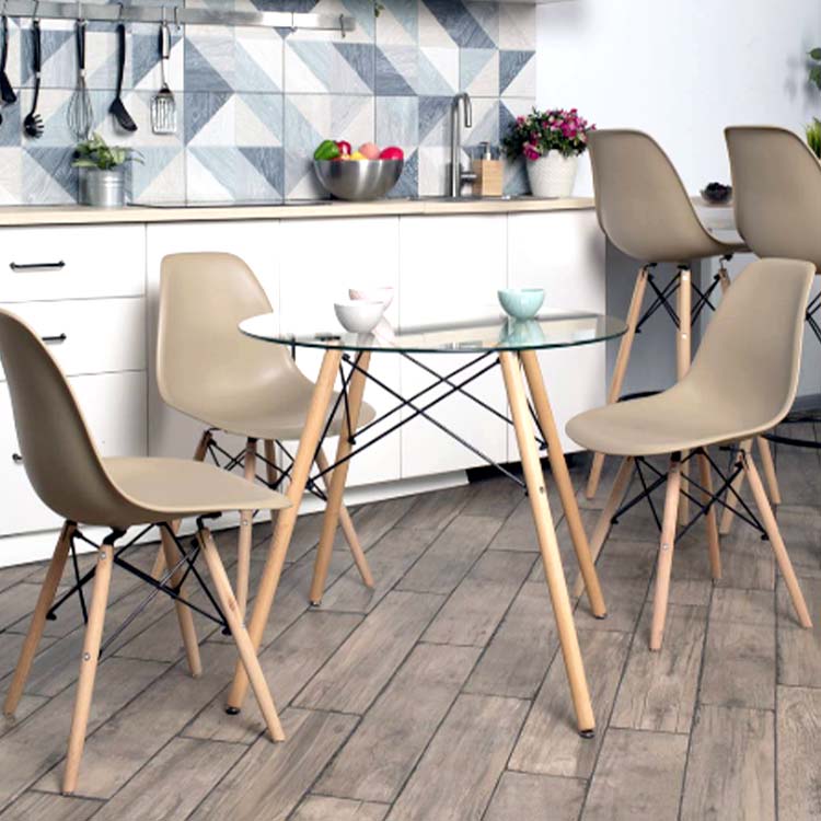 Dining table 80 cm, Ապակի