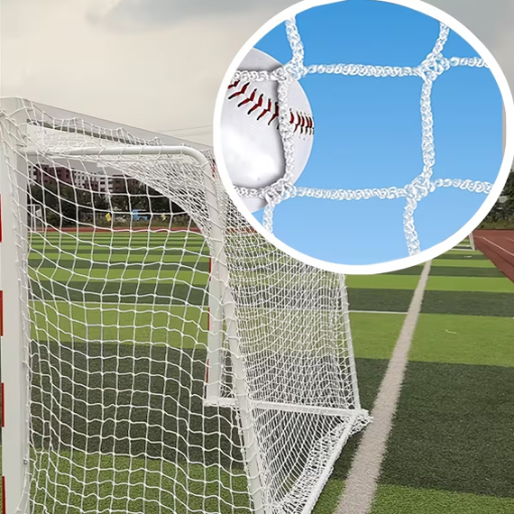 Football goal net 244x732 cm 2 pcs
